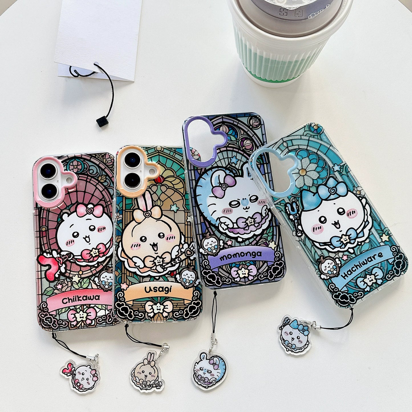 Chiikawa, Usagi, Hachiware, Momonga Magica iphone case