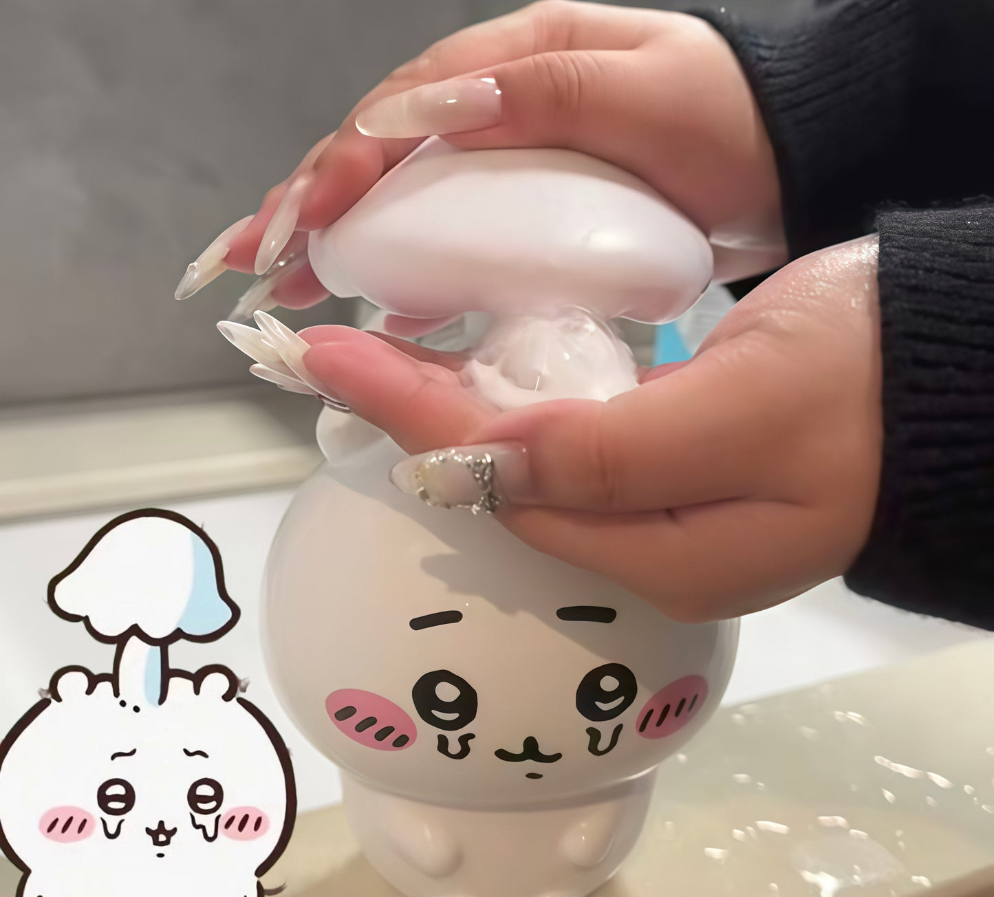Chiikawa Hand Sanitizer Bottle
