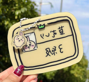 Chiikawa Grass Cutting Cert Card Holder